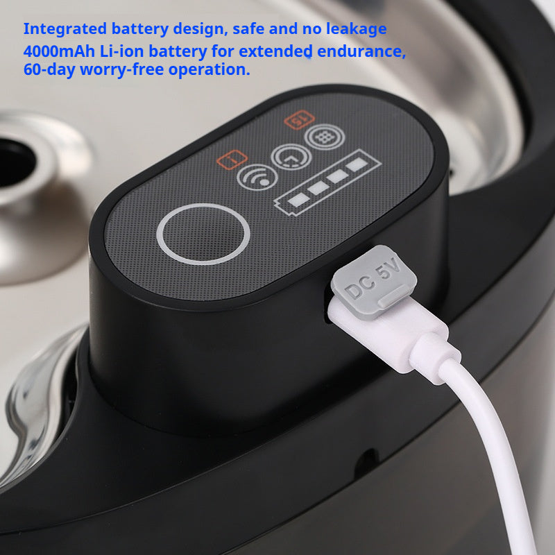 2.6L Smart Pet Water Fountain for Cats and Dogs: Automatic Circulation Filter, Water-Electricity Separation, Constant Temperature, Fully Automatic