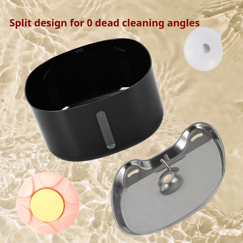 2.6L Smart Pet Water Fountain for Cats and Dogs: Automatic Circulation Filter, Water-Electricity Separation, Constant Temperature, Fully Automatic