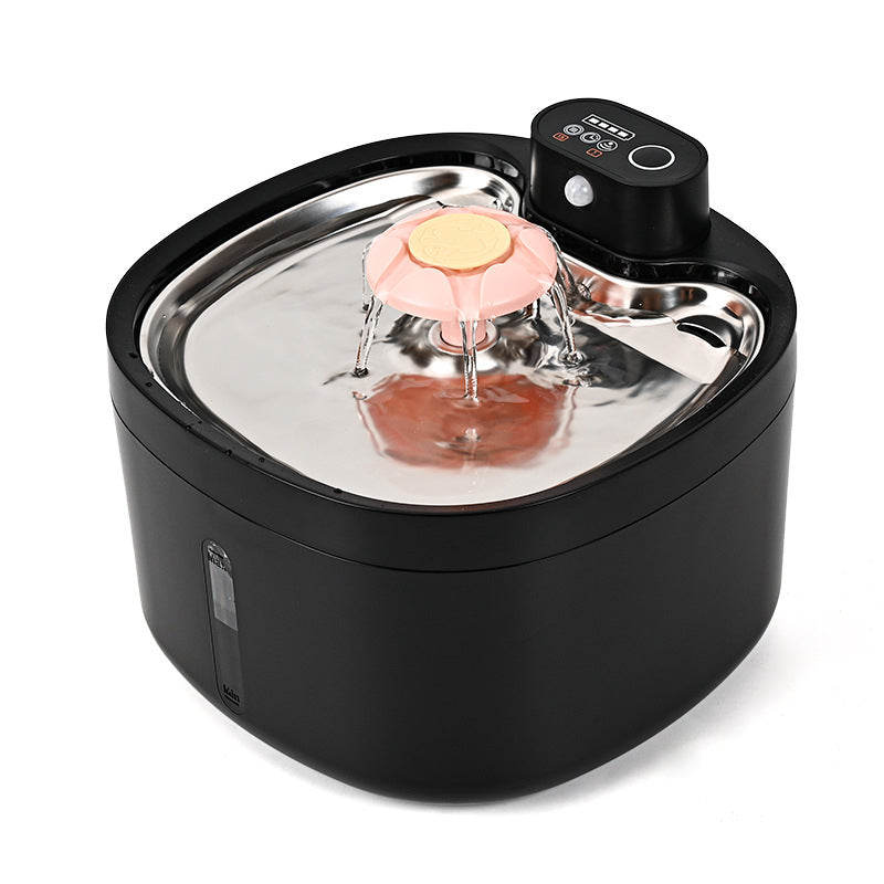 2.6L Smart Pet Water Fountain for Cats and Dogs: Automatic Circulation Filter, Water-Electricity Separation, Constant Temperature, Fully Automatic