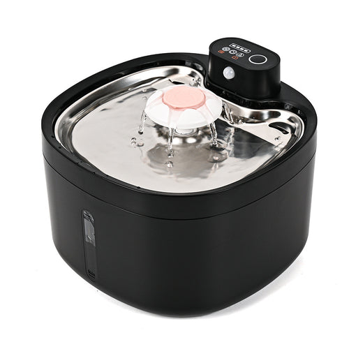2.6L Smart Pet Water Fountain for Cats and Dogs: Automatic Circulation Filter, Water-Electricity Separation, Constant Temperature, Fully Automatic
