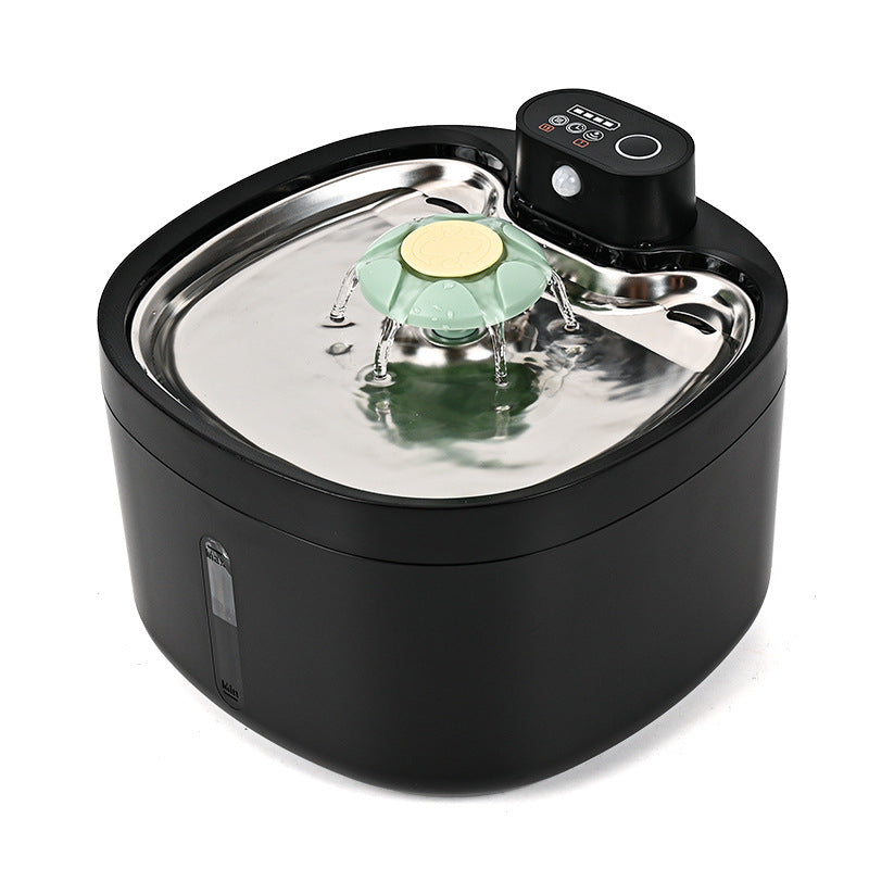 2.6L Smart Pet Water Fountain for Cats and Dogs: Automatic Circulation Filter, Water-Electricity Separation, Constant Temperature, Fully Automatic