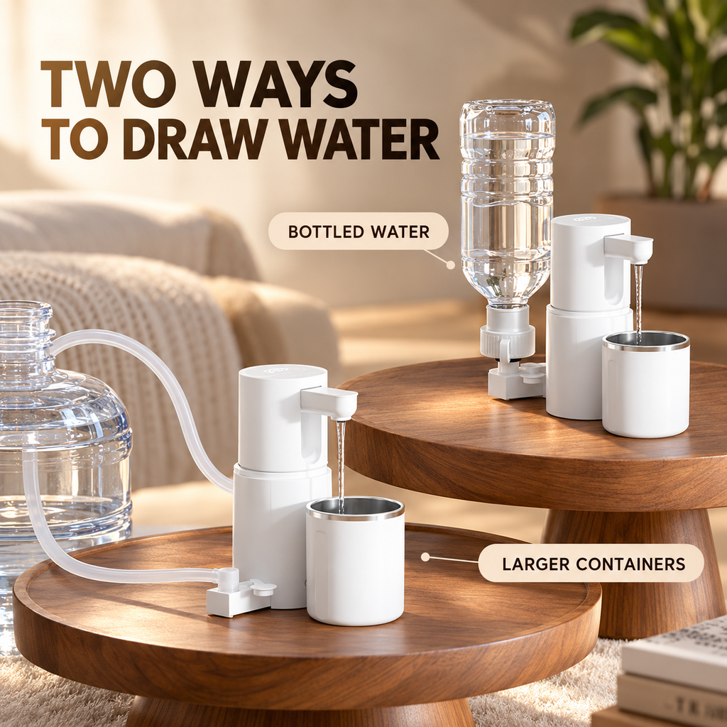 Portable Instant-Heating Water Dispenser – Compact Mini Water Heater for Travel and Home Use with Adjustable Temperature